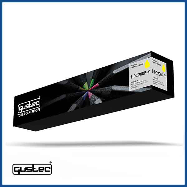 GUSTEC Toshiba TFC 200U Yellow Compatible Toner